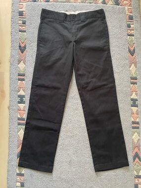 Dickies Black Chinos & Khakis Straight-Leg Pants